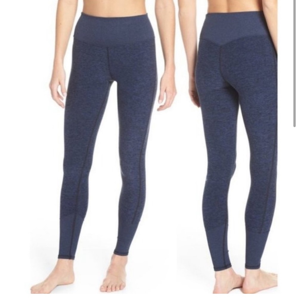 ALO Yoga Women's Navy Heather High-Waist Leggings